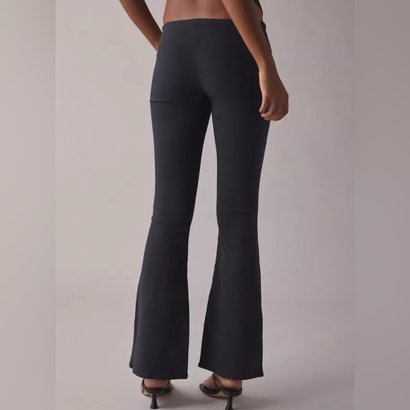 NWT REVOLVE 525 pull on women's high waisted flare leggings size large black